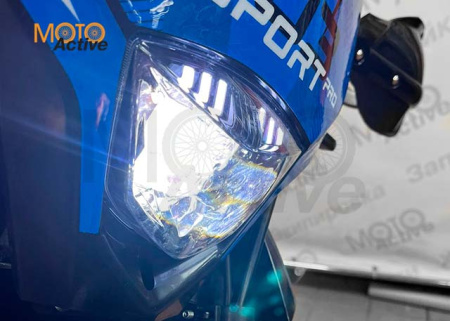 Мотоцикл REGULMOTO Sport-003 PR PRO (4 valves) 6 скоростей ПТС) черный-синий